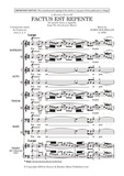 James MacMillan - Factus est repente - from "The Strathclyde Motets". mixed choir (SSAATTBB) a cappella. Partition de chœur..