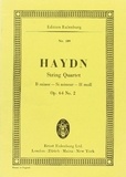 Joseph Haydn - Eulenburg Miniature Scores  : Quatour à cordes Sib mineur - Tost Quartets II No. 6. op. 64/2. Hob. III: 68. string quartet. Partition d'étude..