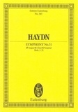 Joseph Haydn - Eulenburg Miniature Scores  : Symphonie No. 51 Sib majeur - Hob. I: 51. orchestra. Partition d'étude..