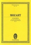 Wolfgang Amadeus Mozart - Eulenburg Miniature Scores  : Concerto D major - KV 211. violin and orchestra. Partition d'étude..