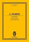 Johann wenzel anton Stamitz - Eulenburg Miniature Scores  : Concerto Ré majeur - flute and orchestra. Partition d'étude..