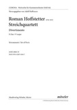 Roman Hoffstetter - Corona - Werkreihe für Kammerorchester  : Quartet F major - 64. String Quartet. Jeu de parties de cordes..