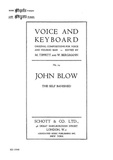 John Blow - Voice and Keyboard No. 24 : The Self Banished - (Amphion Anglicus, 1700). No. 24. low voice and piano. grave..