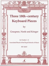 Christoph Graupner et Johann Krieger - Three 18th-century Keyboard Pieces - piano..