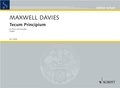 Davies sir peter Maxwell - Edition Schott  : Tecum Principium - op. 251. marimba and flute..
