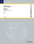 Humphrey Searle - Edition Schott  : Suite - pour clarinette en si bémol et piano. op. 32. clarinet in Bb and piano. Partition et partie..