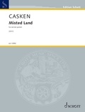 John Casken - Misted Land - For clarinet quintet. Clarinet, 2 violins, viola, cello. Partition et parties.