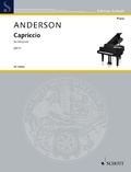 Julian Anderson - Edition Schott  : Capriccio - for solo piano. piano..
