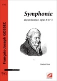 Francois-Joseph Gossec et Élodie Girard - Symphonie en ut mineur (conducteur A4) - opus 6 n°3.