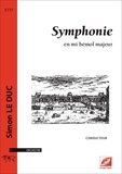 Duc simon Le et Camille Subiger - Symphonie (conducteur A4) - en mi bémol majeur.