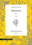 George Onslow - Quatuor op. 50 (conducteur et matériel) - partition pour quatuor à cordes.