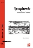 Duc simon Le et Camille Subiger - Symphonie (conducteur A3) - en mi bémol majeur.