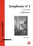 Vincent D'indy et Cyril Bongers - Symphonie en la mineur, « italienne » (conducteur A3).