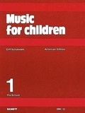 Gunild Keetman et Carl Orff - Orff-Schulwerk Vol. 1 : Music for Children - Pre-School. Vol. 1. voice, recorder and percussion. Partition vocale/chorale et instrumentale..