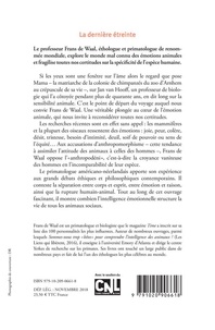 La dernière étreinte. Le monde fabuleux des émotions animales... et ce qu'il révèle de nous