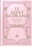  Albouraq - Le Saint Coran et la traduction en langue française du sens de ses versets - Couverture rose clair.