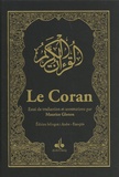 Maurice Gloton - Le Coran - Couverture Noir en simili-cuir couleur et dorure sur les tranches. 2 couleurs aléatoires.