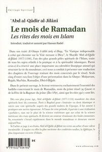 Le mois de Ramadan. Les rites des mois en Islam