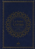  Albouraq - Le Saint Coran et la traduction en langue française du sens de ses versets - Avec dorure, couverture bleu nuit.