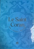  Albouraq - Le Saint Coran et la traduction en langue française du sens de ses versets et la transcription en caractères latins phonétiques - Avec pages arc-en-ciel et couverture turquoise.