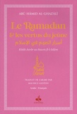 Abû-Hâmid Al-Ghazâlî - Le Ramadan et les vertus du jeune - Couverture rose.