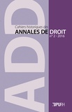 Gilduin Davy et Yves Mausen - Cahiers historiques des annales de droit N° 2/2016 : La Normandie, terre de traditions juridiques.