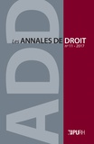 Vanessa Brochot et Guillaume Tusseau - Les Annales de droit N° 11/2017 : .