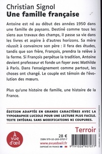 Une famille française Edition en gros caractères