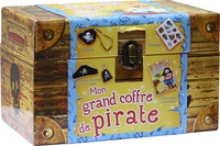  InTexte - Mon grand coffre de pirate - Avec 1 cache-oeil, 1 planche de stickers, 1 chapeau de pirate et 1 crochet.