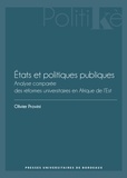 Olivier Provini - Etats et politiques publiques - Analyse comparée des réformes universitaires en Afrique de l'Est.