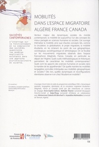 Mobilités dans l'espace migratoire Algérie France Canada