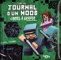  Cube Kid et  Saboten - Cartes à gratter Journal d'un noob - Avec 10 cartes à gratter et 1 batônnet.