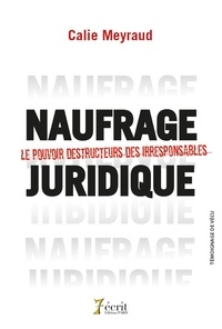 Calie Meyraud - Naufrage juridique - Le pouvoir destructeur des irresponsables.