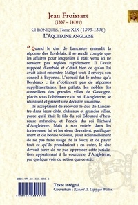 Chroniques. Tome 19, L'Aquitaine anglaise (1393-1396)