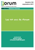 Collectif Collectif - Forum 152 : Les 40 ans de Forum.