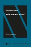 Maurice Merleau-Ponty - Note sur Machiavel.