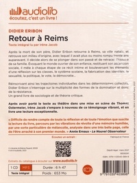 Retour à Reims  avec 1 CD audio MP3