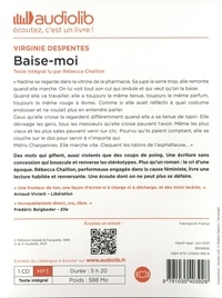 Baise-moi  avec 1 CD audio MP3