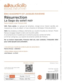 La saga du soleil noir Tome 4 Résurrection -  avec 1 CD audio MP3