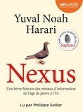 Yuval Noah Harari - Nexus - Une brève histoire des réseaux d'information, de l'âge de pierre à l'I.A. 2 CD audio MP3