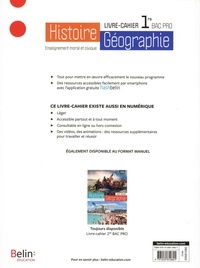 Histoire-Géographie-EMC 1re Bac Pro. Livre-cahier  Edition 2020