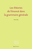 Valérie Raby - Les théories de l'énoncé dans la grammaire générale.