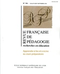 Roland Goigoux - Revue française de pédagogie N° 196/2016 : Apprendre à lire et à écrire au cours préparatoire - Enseignements d'une recherche collective.