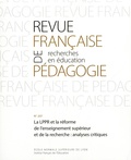 Sylvain Doussot - Revue française de pédagogie N° 207/2019 : La LPPR et la réforme de l'enseignement supérieur et de la recherche : analyses critiques.