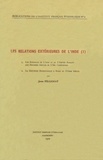 Jean Filliozat - Les relations extérieures de l'Inde (I).