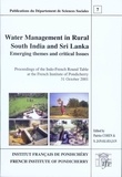 Patrice Cohen et S. Janakarajan - Water management in rural South India and Sri Lanka - Emerging themes and critical issues.