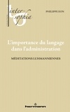 Philippe Eon - L'importance du langage dans l'administration - Méditations luhmanniennes.
