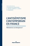 Joëlle Allouche-Benayoun et Claudine Attias-Donfut - L'antisémitisme contemporain en France - Rémanences ou émergences ?.