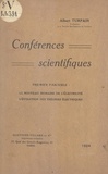 Albert Turpain - Conférences scientifiques (1) - Le nouveau domaine de l'électricité. L'évolution des théories électriques.