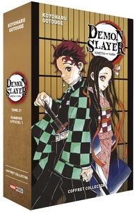 Koyoharu Gotouge - Demon Slayer Tome 21 : Coffret en 2 volumes - Avec Le Fanbook officiel tom 1 offert.